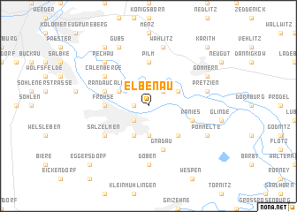 map of Elbenau