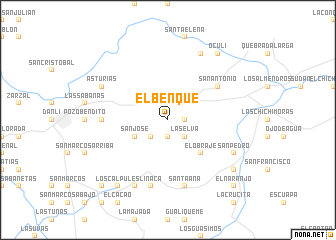 map of El Benque
