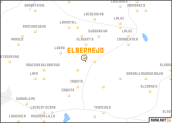 map of El Bermejo