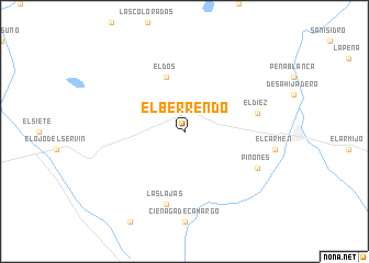 map of El Berrendo