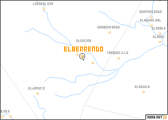 map of El Berrendo
