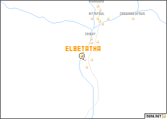 map of El Betatha