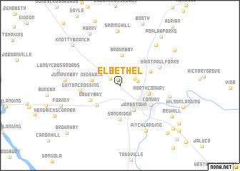 map of El Bethel