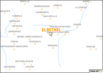map of El Bethel