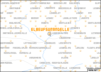 map of Elbeuf-sur-Andelle