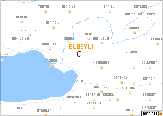 map of Elbeyli