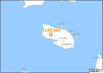 map of El Bichar