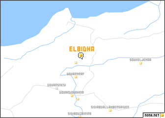 map of El Bidha