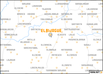 map of El Bijague