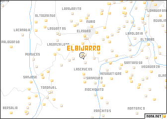 map of El Bijarro