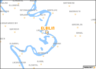 map of El Bilín