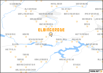 map of Elbingerode