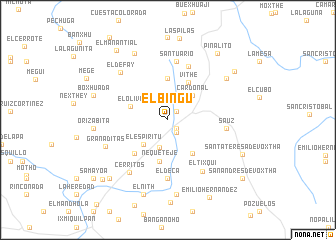 map of El Bingú