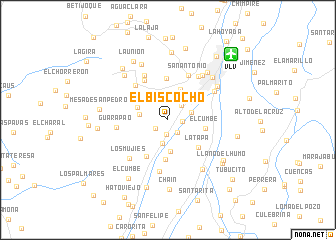 map of El Biscocho