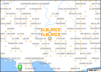 map of El Blanco