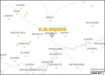 map of El Blanquero