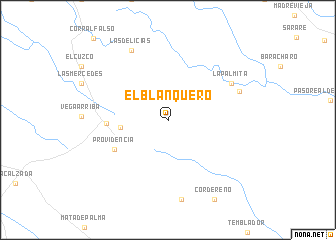 map of El Blanquero