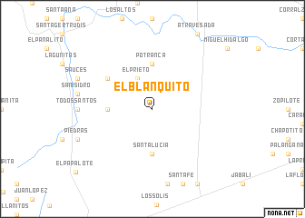 map of El Blanquito