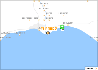 map of El Bobar