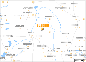 map of El Bobo