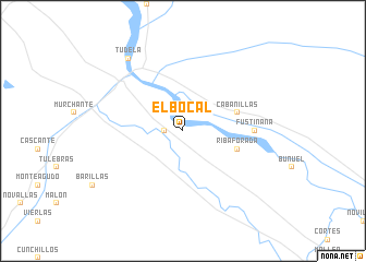map of El Bocal
