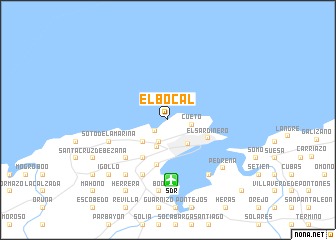 map of El Bocal