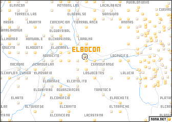 map of El Bocón