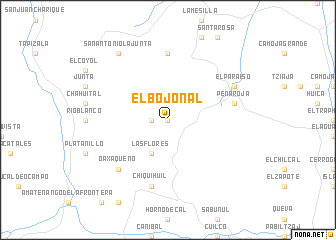 map of El Bojonal