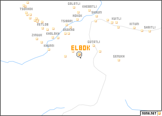 map of El\