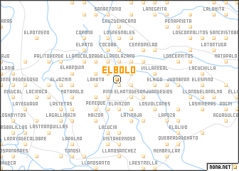 map of El Bolo