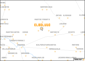 map of El Boludo