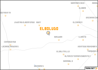 map of El Boludo