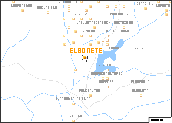 map of El Bonete