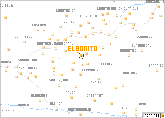 map of El Bonito