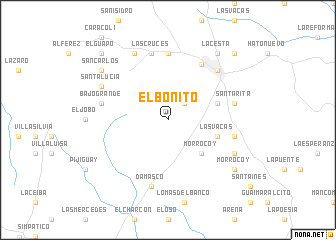 map of El Bonito