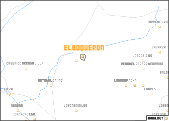 map of El Boquerón