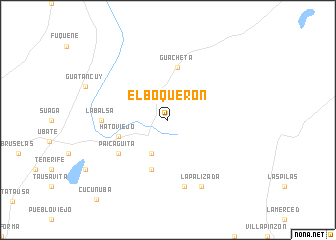 map of El Boquerón