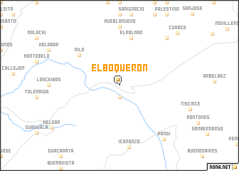 map of El Boquerón