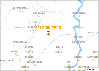 map of El Boquerón