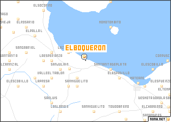 map of El Boquerón