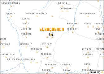 map of El Boquerón