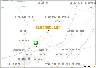 map of El Borbollón