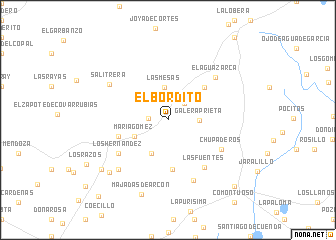 map of El Bordito