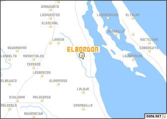 map of El Bordón