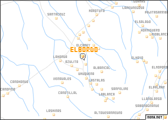 map of El Bordo