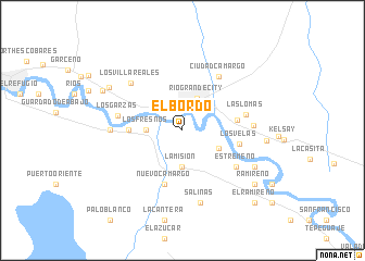 map of El Bordo