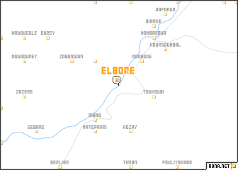 map of Elboré