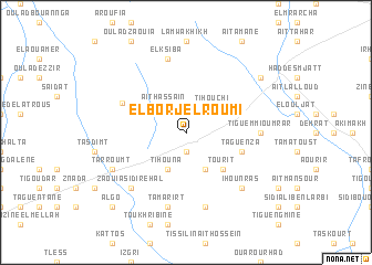 map of El Borj el Roumi