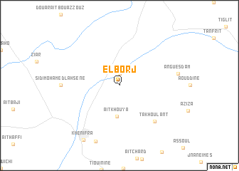 map of El Borj