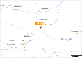 map of El Borj